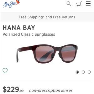 Maui Jim Hana bag polarized classic sunglasses